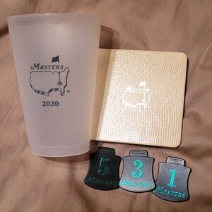 Bundle Of Masters Cup, Coaster And  Golf Club Cover Tabs